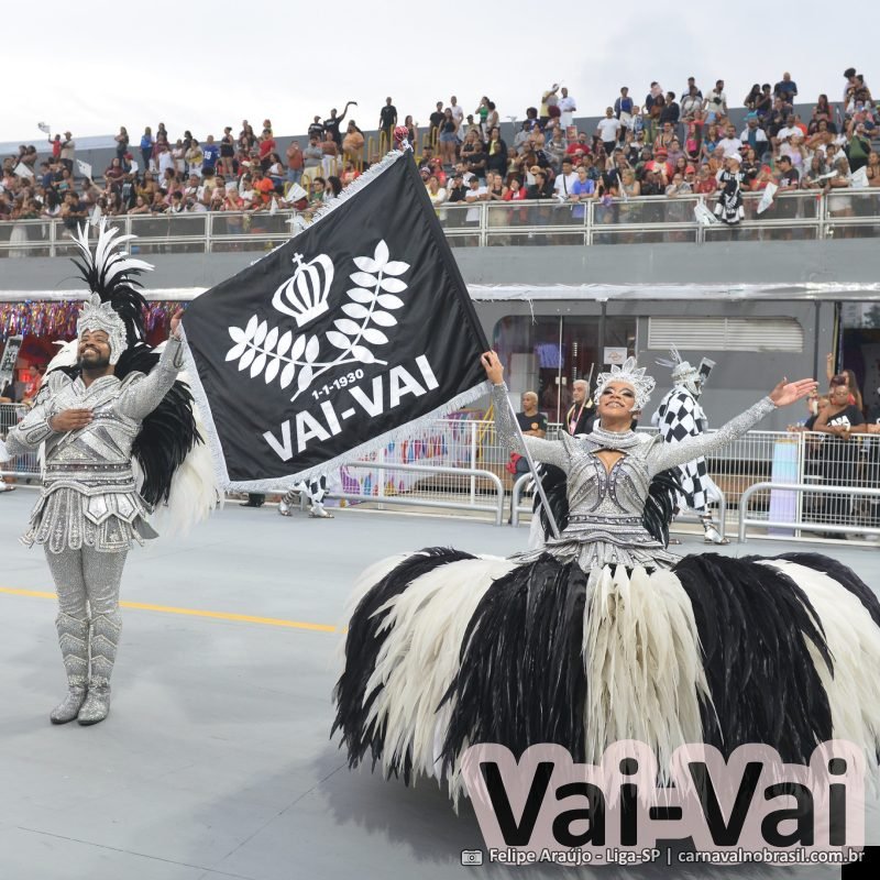 Desfile da Vai-Vai no Carnaval 2026 de São Paulo - carnavalnobrasil.com.br