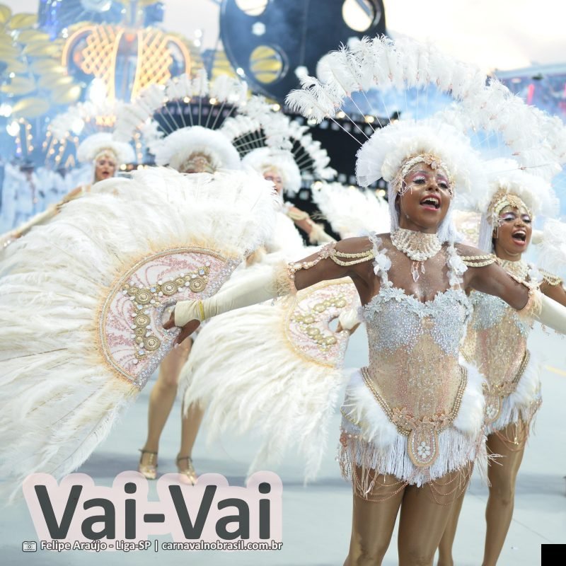 Desfile da Vai-Vai no Carnaval 2026 de São Paulo - carnavalnobrasil.com.br