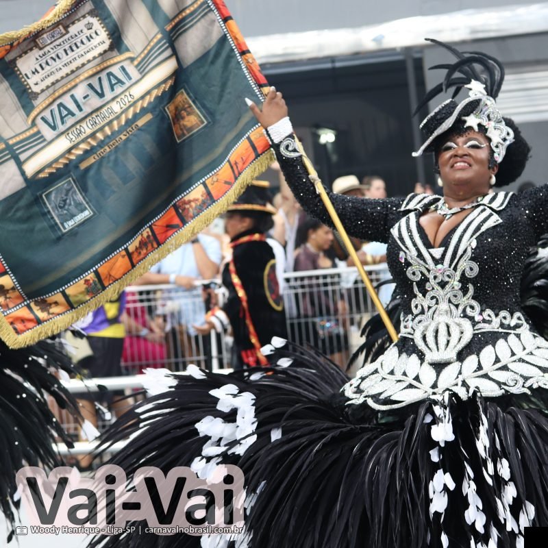Desfile da Vai-Vai no Carnaval 2026 de São Paulo - carnavalnobrasil.com.br