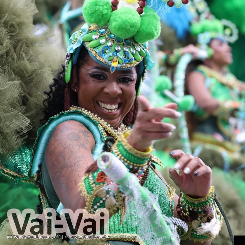 Desfile da Vai-Vai no Carnaval 2026 de São Paulo - carnavalnobrasil.com.br