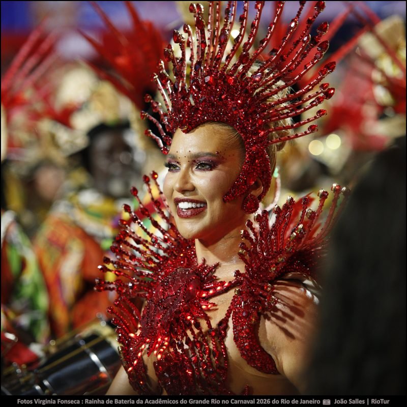 Fotos Virginia Fonseca : Rainha de Bateria da Acadêmicos do Grande Rio no Carnaval 2026 do Rio de Janeiro