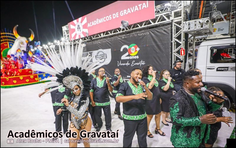 Carnaval 2026 de Porto Alegre : desfile Acadêmicos de Gravataí - carnavalnobrasil.com.br
