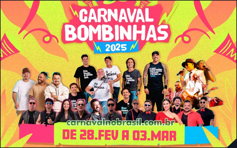 Programação Carnaval de Bombinhas em Santa Catarina