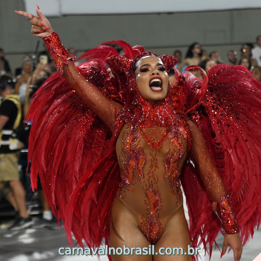 Maria Maria Rainha de bateria da Imperatriz Leopoldinense Carnaval 2023 - Foto Alex Ferro | RioTur