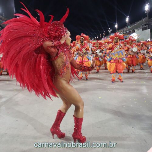 Maria Maria Rainha de bateria da Imperatriz Leopoldinense Carnaval 2023 - Foto Tata Barreto | RioTur