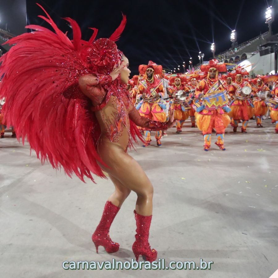 Maria Maria Rainha de bateria da Imperatriz Leopoldinense Carnaval 2023 - Foto Alex Ferro | RioTur