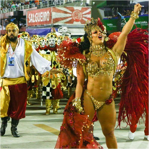 Musas do Carnaval Viviane Araújo Rainha de Bateria