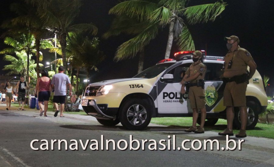 PM no litoral paranaense - Sortimentos.com Temporada Verão Carnaval no Brasil