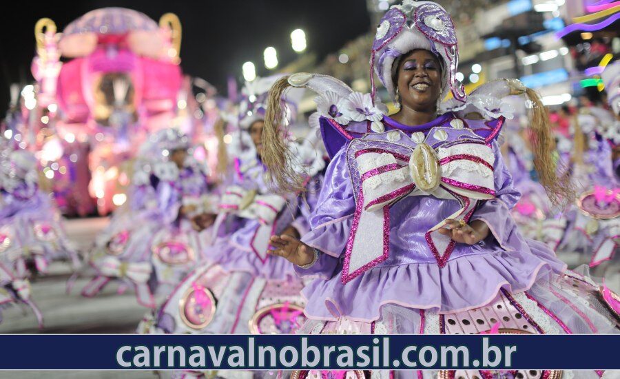 Desfile Acadêmicos de Santa Cruz no Carnaval do Rio de Janeiro - Foto : RioTur - carnavalnobrasil.com.br
