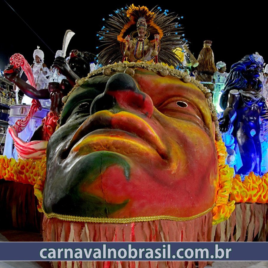 Desfile Acadêmicos de Vigário Geral no Carnaval do Rio de Janeiro - Foto : RioTur - carnavalnobrasil.com.br