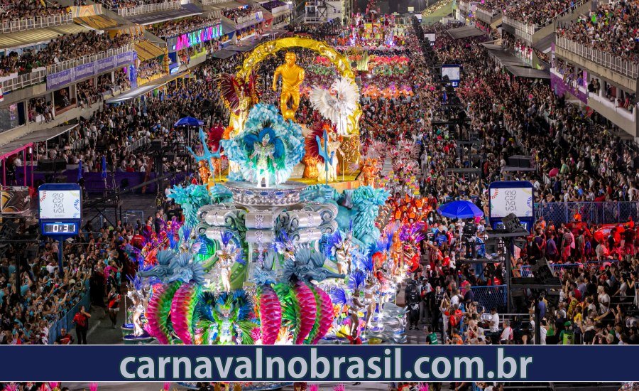 Desfile Estácio de Sá no Carnaval do Rio de Janeiro - Foto RioTur - carnavalnobrasil.com.br