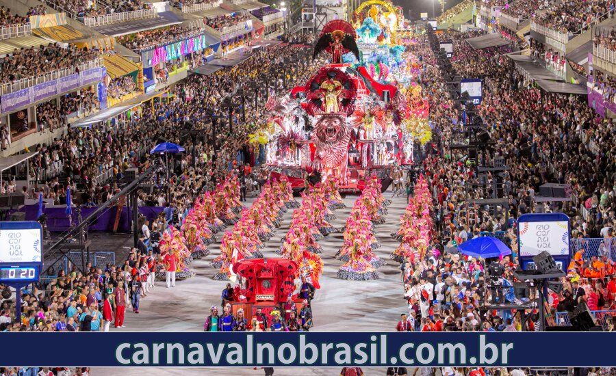 Desfile Estácio de Sá no Carnaval do Rio de Janeiro - Foto RioTur - carnavalnobrasil.com.br