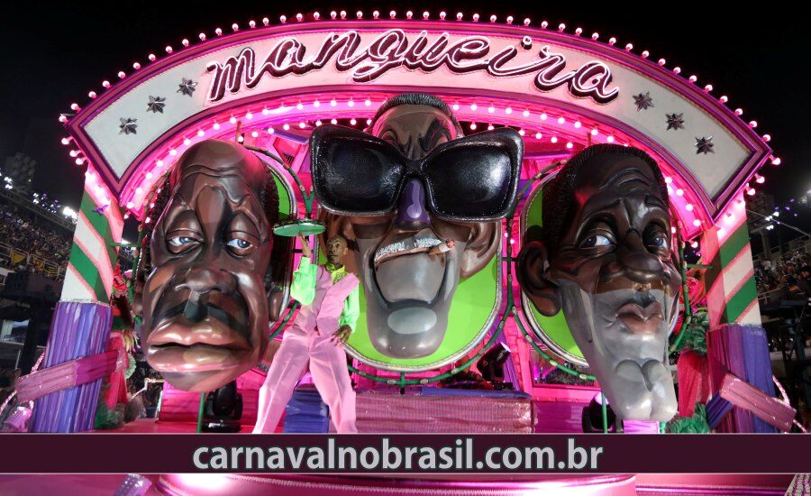 Desfile Mangueira no Carnaval 2022 do Rio de Janeiro - Fotos RioTur - carnavalnobrasil.com.br