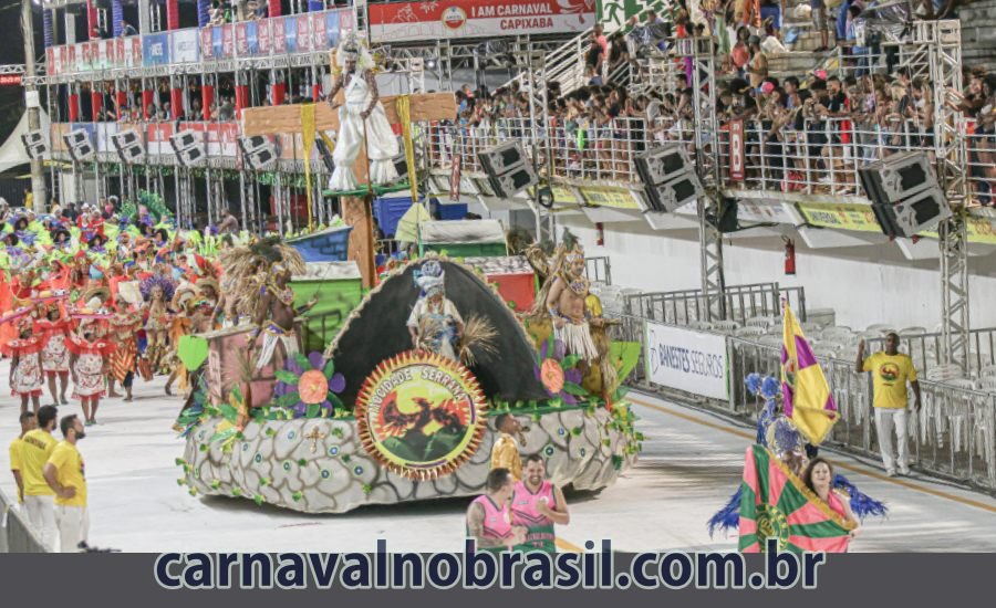 Fotos desfile Mocidade Serrana no Carnaval em Vitória - carnavalnobrasil.com.br