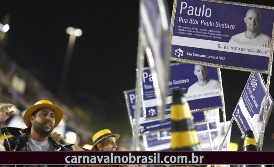 Desfile São Clemente Carnaval 2022 no Rio de Janeiro - Foto RioTur - carnavalnobrasil.com.br