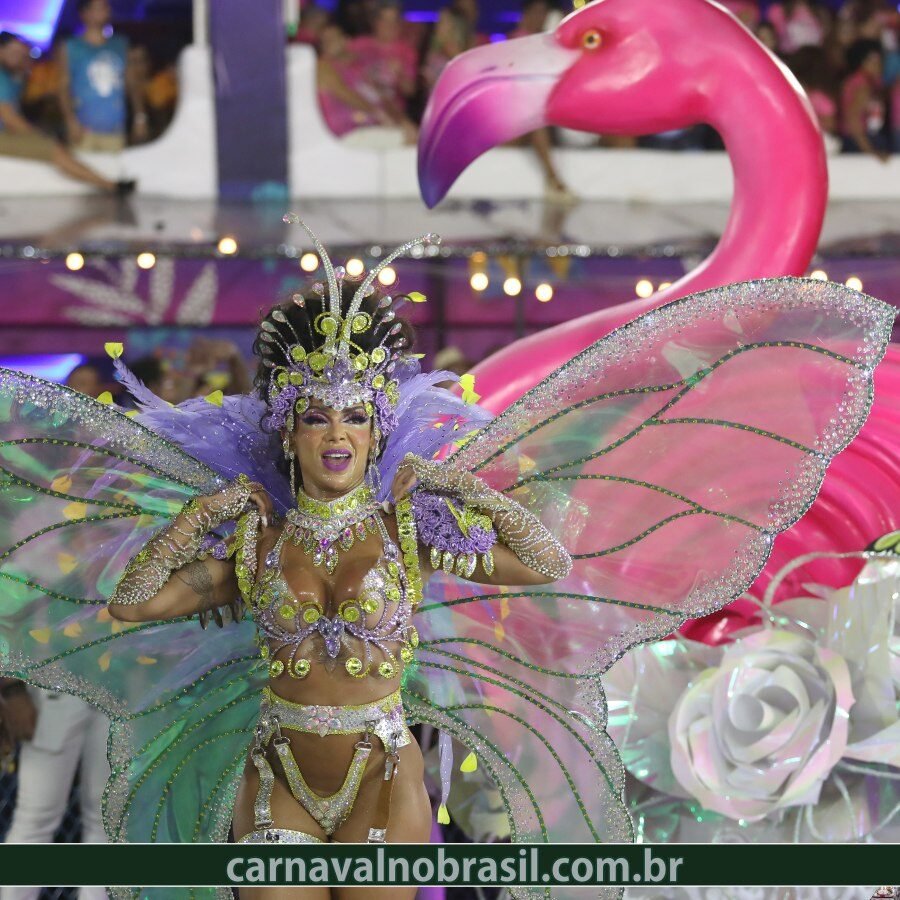 Desfile São Clemente Carnaval 2022 no Rio de Janeiro - Foto RioTur - carnavalnobrasil.com.br