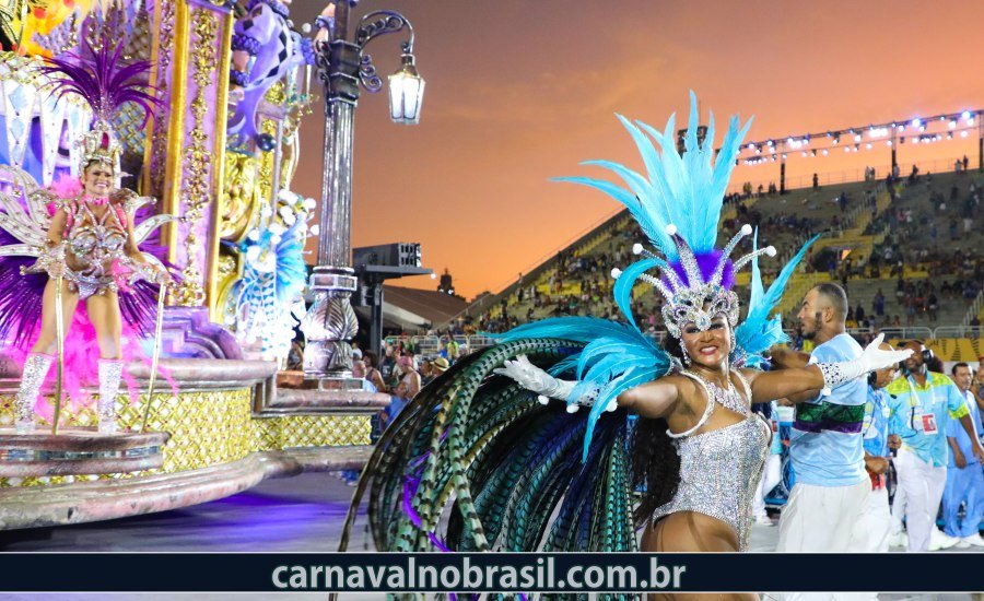 Desfile Unidos de Vila Isabel no Grupo Especial do Carnaval 2022 no Rio de Janeiro