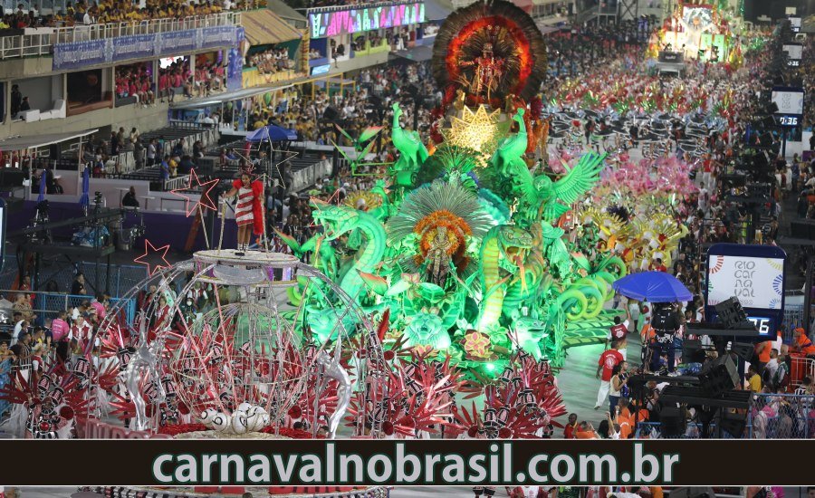 Desfile Unidos de Bangu no Carnaval do Rio de Janeiro - Foto : RioTur - carnavalnobrasil.com.br