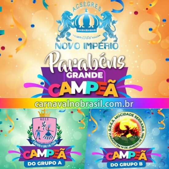 Escolas de Samba Campeeãs do Carnaval 2022 em Vitória - Carnaval Capixaba -Sortimentos.com