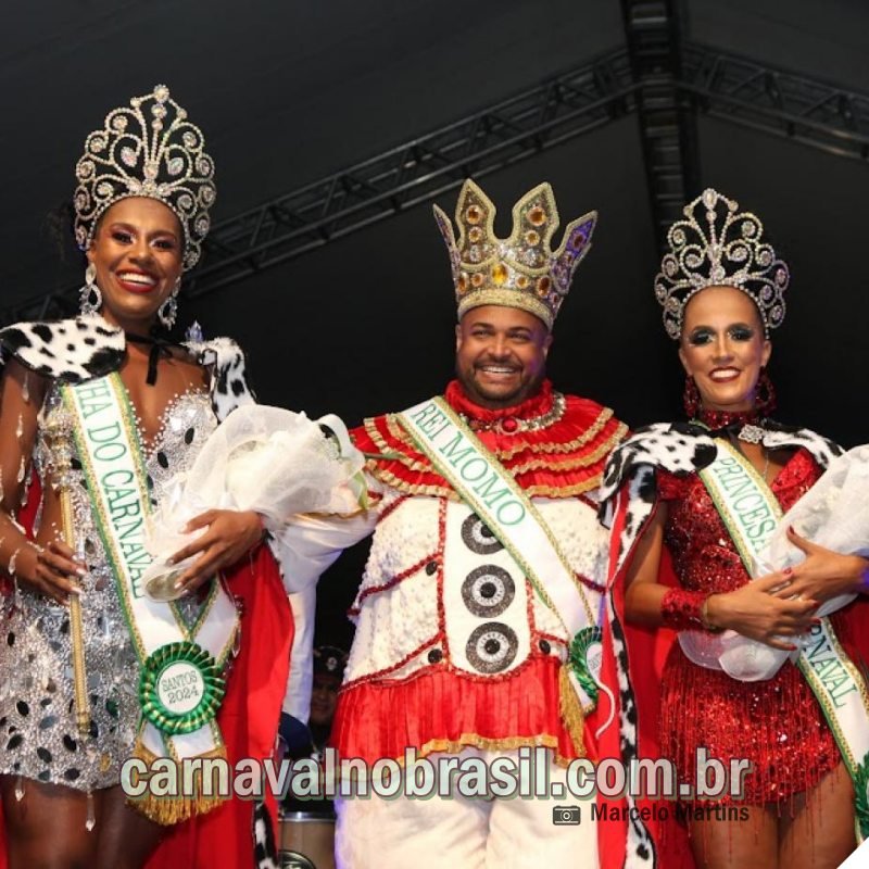 Corte carnavalesca do Carnaval 2024 em Santos - carnavaldobrasil.com.br