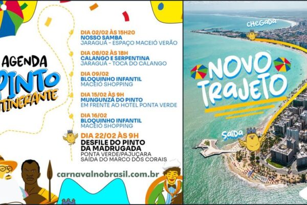Sortimento Carnaval no Brasil . Programação bloco Pinto da Madrugada no Carnaval 2025 de Maceió em Alagoas - carnavalnobrasil.com.br