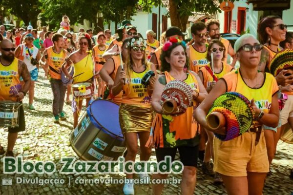 Pirenópolis Carnaval 2025 em Goiás : programação do Bloco Zazaricando