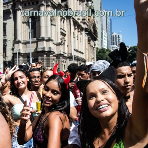 Bloco da Alexa no Carnaval de Rua 2023 no Rio de Janeiro