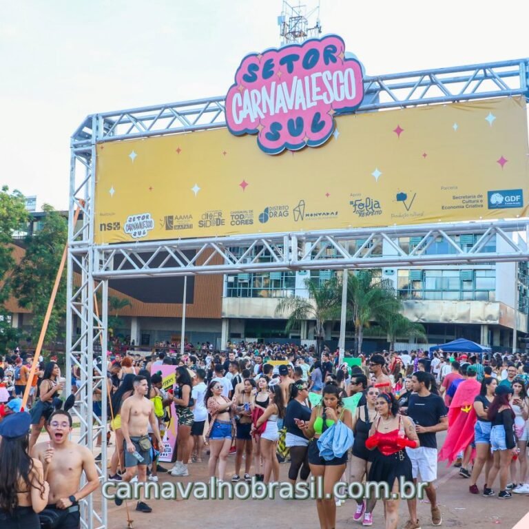 Brasília Carnaval 2023 Setor Carnavalesco Sul traz 40 atrações e