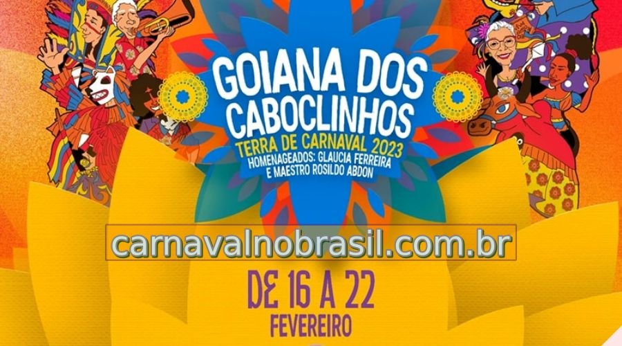Goiana Carnaval 2023 - Programação Goiana Carnaval 2023