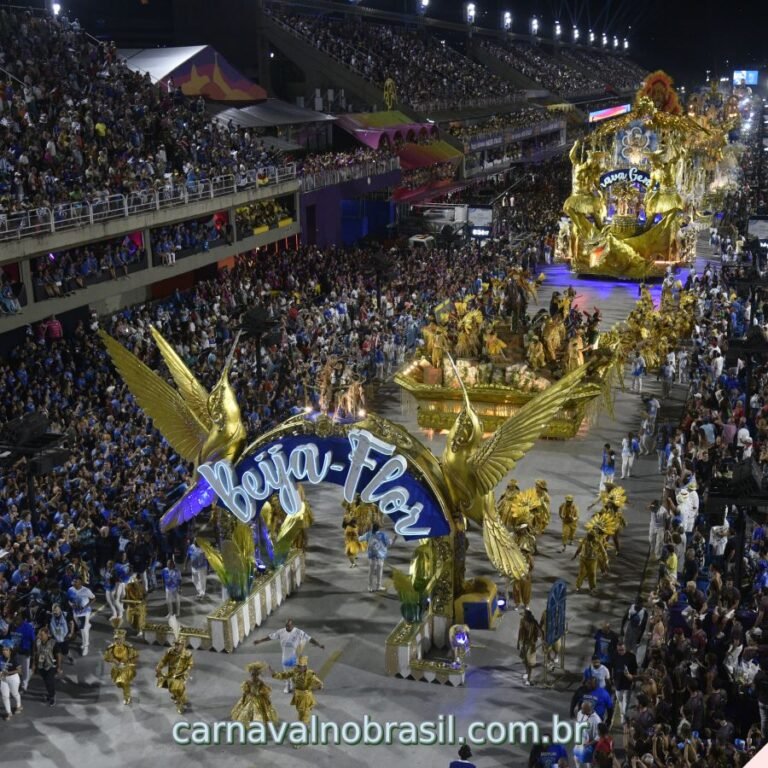 Rio de Janeiro Carnaval 2023 desfile BeijaFlor na Marquês de Sapucaí