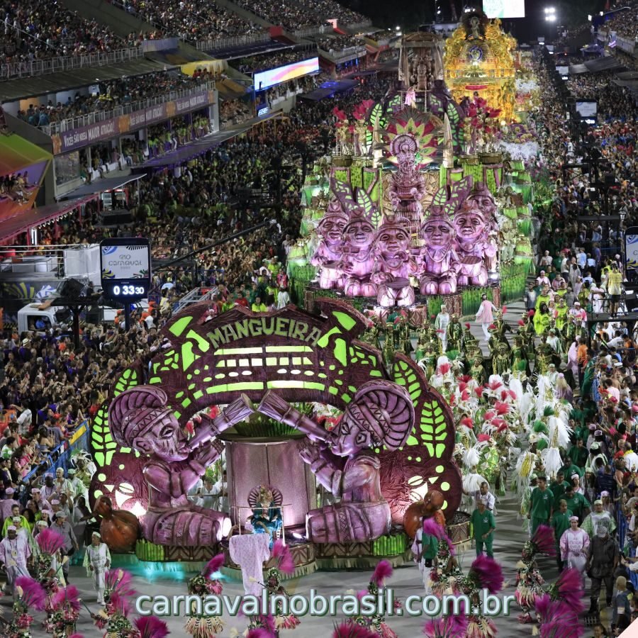 Desfile Mangueira Carnaval 2023 do Rio de Janeiro - Foto Marcos TerraNova | RioTur
