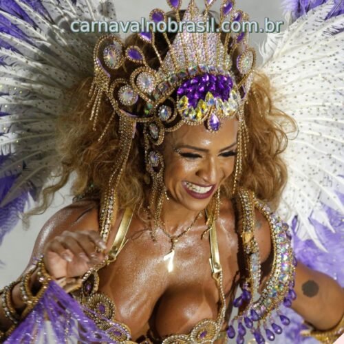 Desfile das escolas de samba da Série Ouro no Carnaval do Rio de