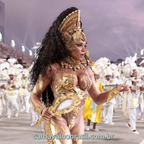 Evelyn Bastos Desfile Mangueira Carnaval 2023 do Rio de Janeiro - Foto Gabriel Monteiro | RioTur