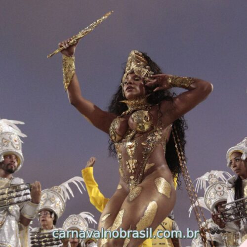 Evelyn Bastos Desfile Mangueira Carnaval 2023 do Rio de Janeiro - Foto Gabriel Monteiro | RioTur