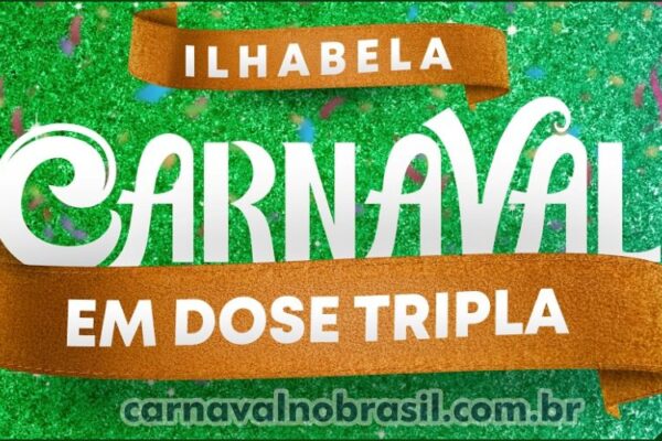 Programação pré-carnaval 2025 na Praia Grande em Ilhabela no litoral norte de São Paulo