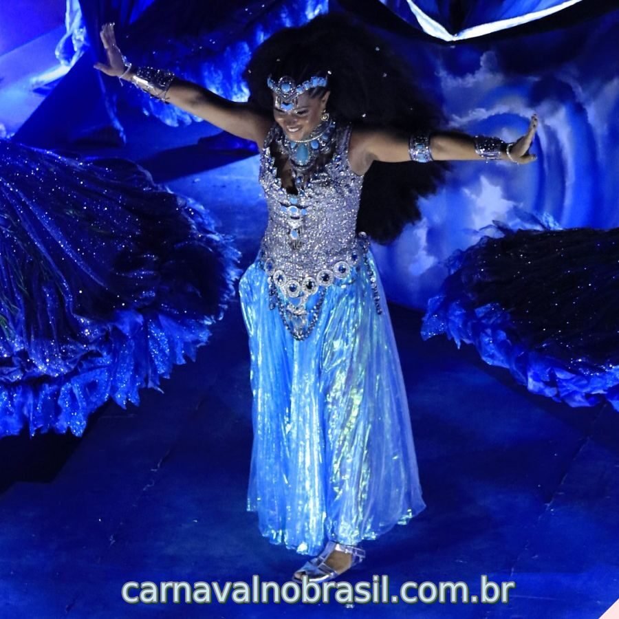 Juliana Alves no desfile Unidos da Tijuca Carnaval 2023 do Rio de Janeiro - Foto Marcos TerraNova | RioTur