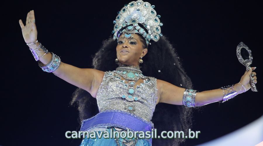 Juliana Alves no desfile Unidos da Tijuca Carnaval 2023 do Rio de Janeiro - Foto Tata Barreto | RioTur