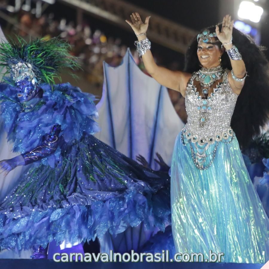 Juliana Alves no desfile Unidos da Tijuca Carnaval 2023 do Rio de Janeiro - Foto Tata Barreto | RioTur