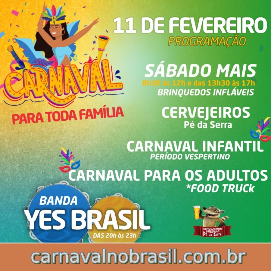 Lauro Müller Carnaval 2023 na Praça Henrique Lage