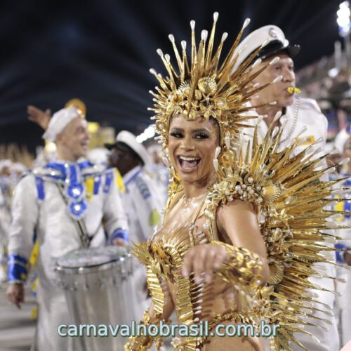 Lexa Desfile Unidos da Tijuca Carnaval 2023 do Rio de Janeiro - Foto Gabriel Monteiro | RioTur