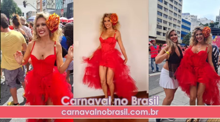 Luisa Mell Carnaval 2023 - São Paulo Carnaval de Rua : famosos no desfile do Acadêmicos do Baixo Augusta