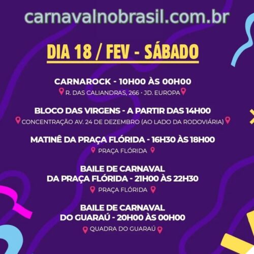 Peruíbe Carnaval 2023 no litoral de São Paulo