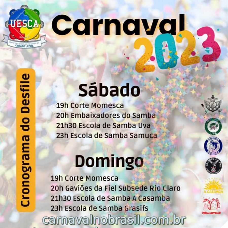 Rio Claro Carnaval 2023 - Desfile das Escolas de Samba