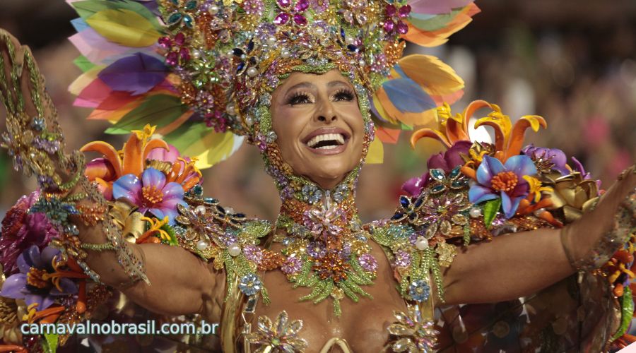 Sabrina Sato no desfile Vila Isabel no Carnaval 2023 do Rio de Janeiro - Foto Gabriel Monteiro | RioTur