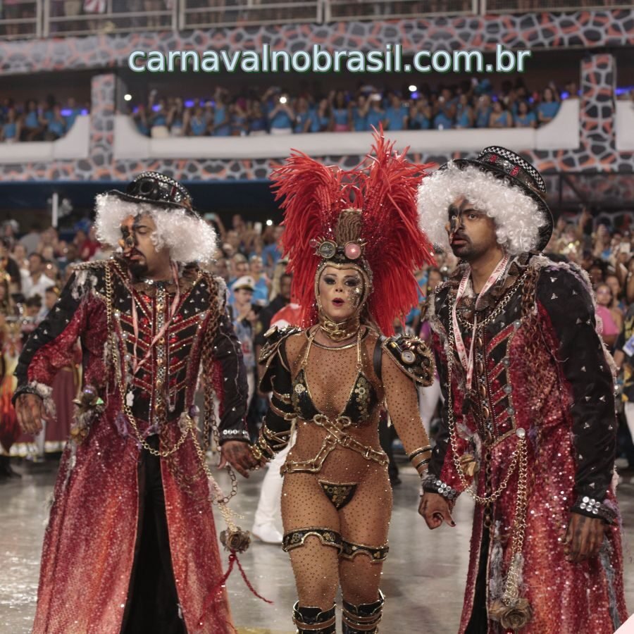 Viviane Araujo no desfile Salgueiro Carnaval 2023 do Rio de Janeiro - Foto Gabriel Monteiro | RioTur