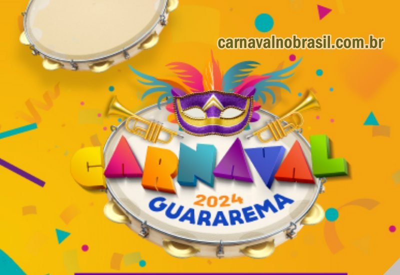 Programação Carnaval 2024 em Guararema