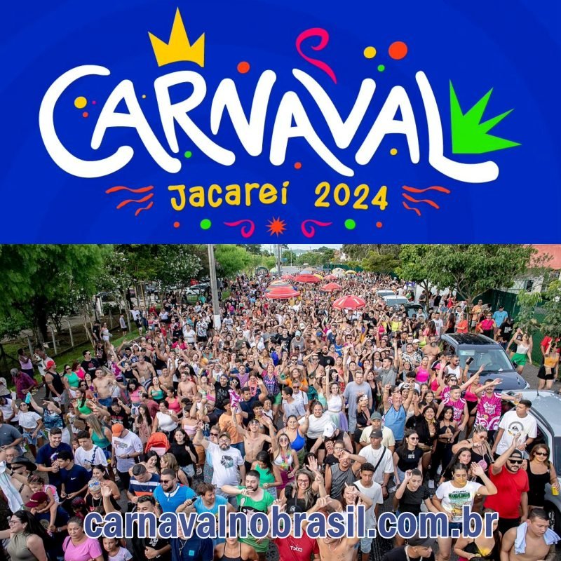 Programação Carnaval de Rua 2024 em Jacareí