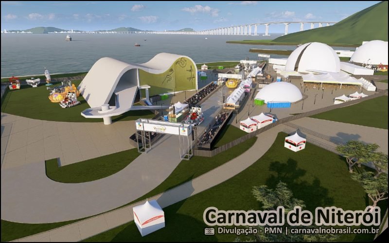 Carnaval 2026 de Niterói terá nova Passarela do Samba em linha reta no Caminho Niemeyer