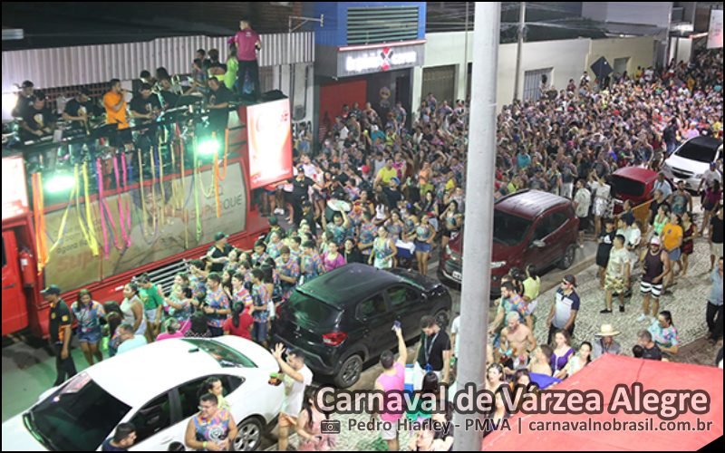 Carnaval 2026 de Várzea Alegre no Ceará : programação de 14 a 17 de fevereiro do trio elétrico do Arrastão de Blocos