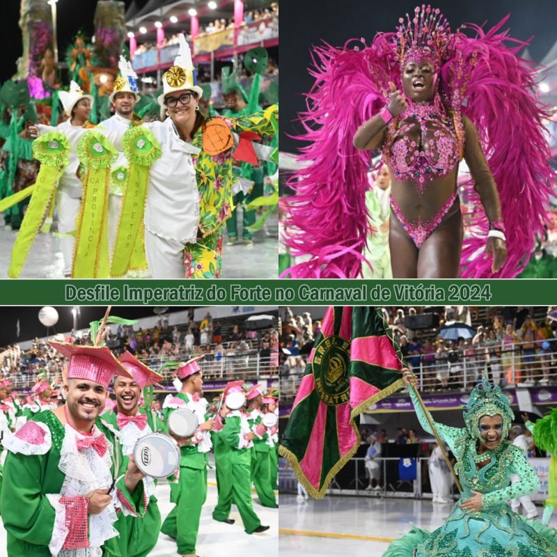 Vitória Carnaval 2024 : Desfile Imperatriz do Forte no Sambão do Povo